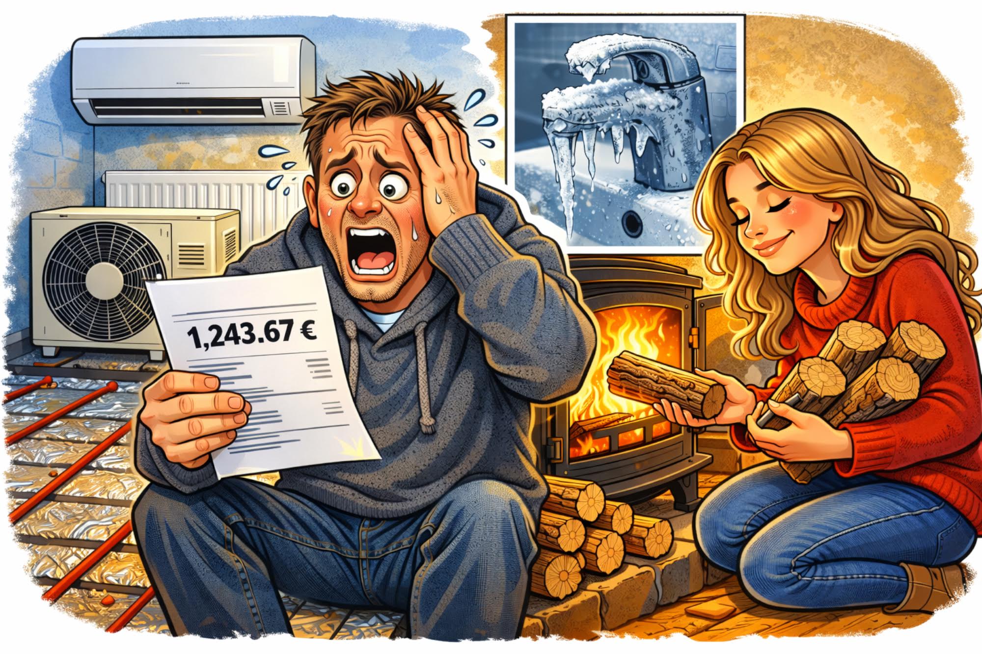 Külm ilm, kuum arve